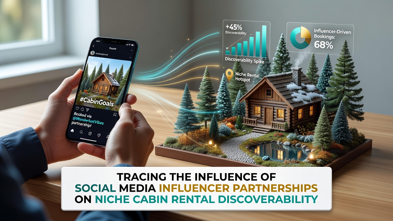 Tracing the Influence of Social Media Influencer Partnerships on Niche Cabin Rental Discoverability